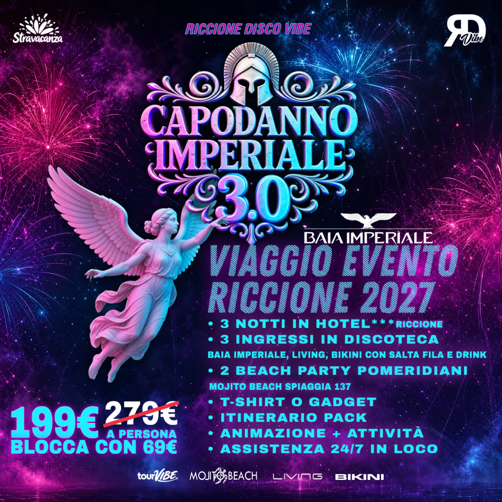 CAPODANNO IMPERIALE 3 NOTTI RICCIONE
